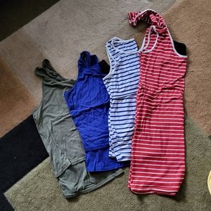 Large nursing tanks and dress